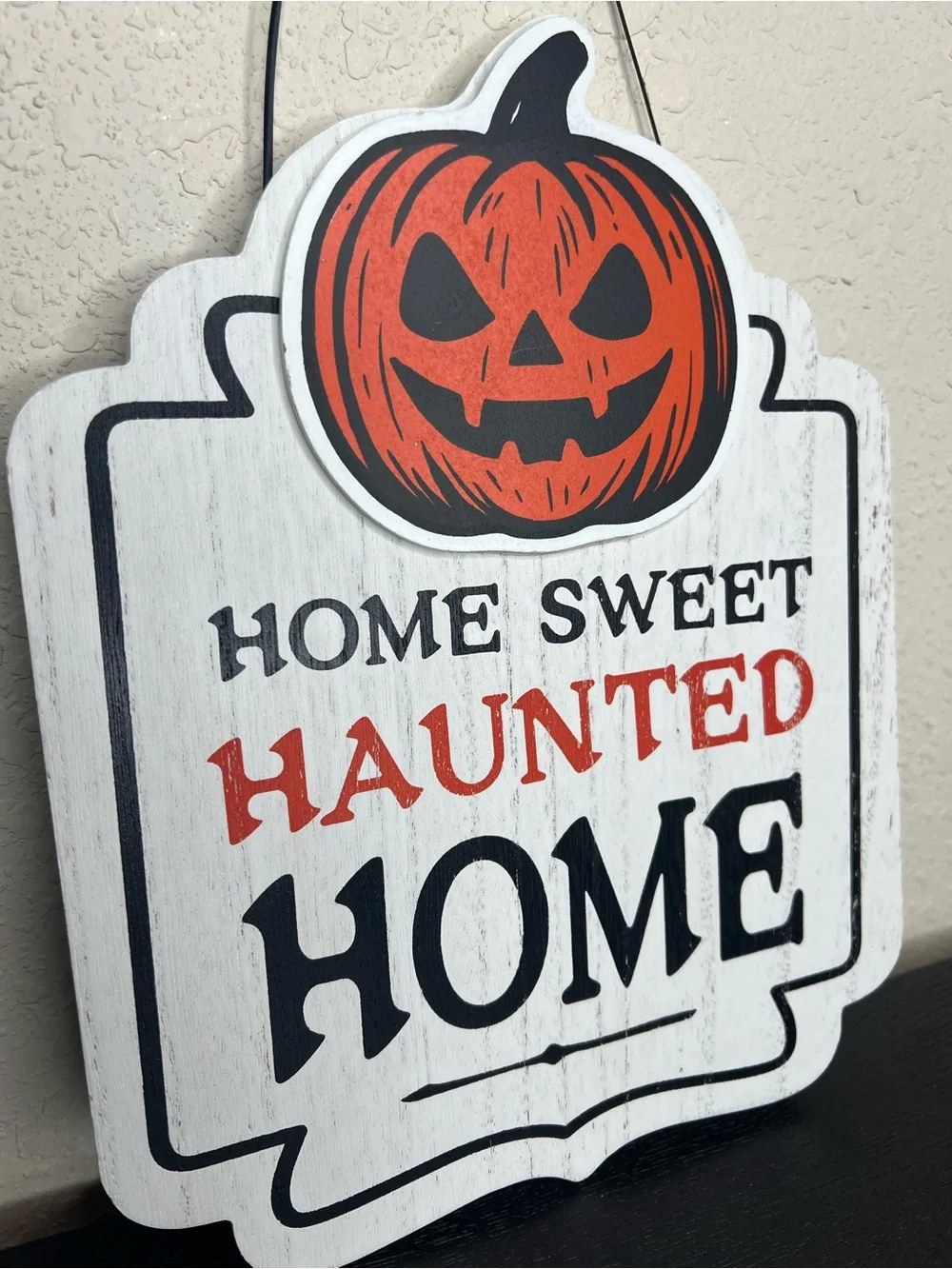 NEW Target Bullseyes Playground Wood Halloween Sign - Haunted Home